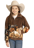 Girls Rock and Roll Horse Border Jacket