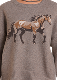 Panhandle Women's Heathered Horse Sweater