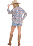 Rock and Roll Womens Aztec Knit Overshirt