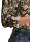 Women's Rock & Roll Tek Western Floral Print Shirt