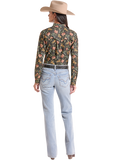 Women's Rock & Roll Tek Western Floral Print Shirt