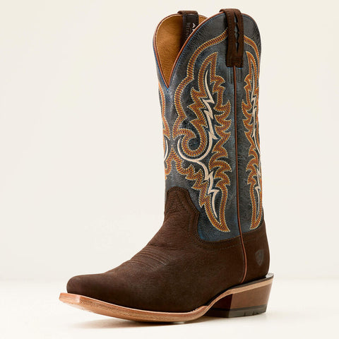 Ariat Bison Leather Cowboy Boot