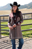Cruel Women's Bucking Horse Duster Sweater