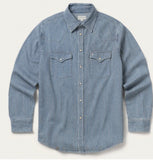 Stetson Denim Stripe Western Shirt