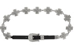 Leegin black nizhoni cross belt