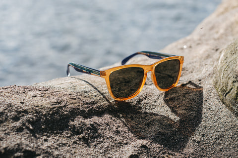 Pendleton Sunglasses - Kegon: Orange Crystal: Orange Crystal / Grey Polarized / Pacific Wonderland