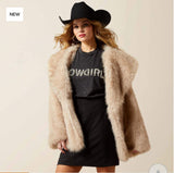 Ariat Women's Faux Fur Coat