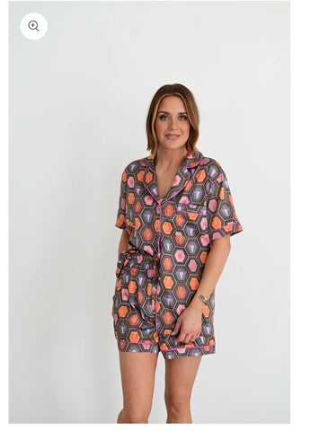 Howdy Hanny Classic Cowgirl Satin Pajamas