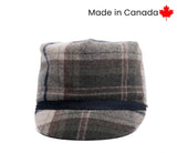 Crown Cap Woodland Plaid Stockman with Quilted Lining