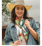 Fringe Scarves Cactus Blooms