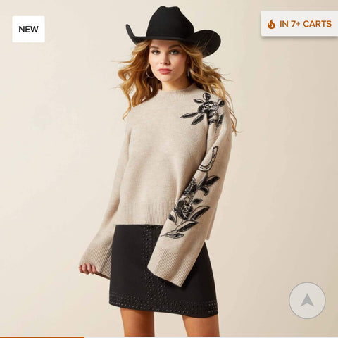 Ariat Women's All In Embellished Sweater