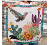 Fringe Scarves Cactus Blooms