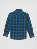 BOY'S WRANGLER RETRO® WESTERN SNAP PLAID SHIRT WITH FRONT SAWTOOTH POCKETS