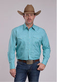 Roper MENS L/S Stretch Minicheck