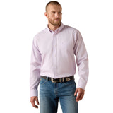 Ariat Men's Solid Pinpoint LS Oxford