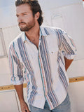 MEN'S WRANGLER RETRO® PREMIUM STRIPE WESTERN SNAP SHIRT
