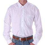 Cinch Men's White Long Sleeve