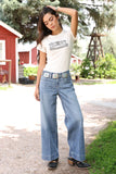 CRUEL GIRL WOMEN'S SADDLE GRAPHIC TEE