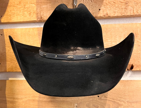 KemoSabe Grit Black 100x Felt distressed Stetson cowboy hat flat brim 7 1/8 57 Kemosabe | Accessories | Kemosabe Grit Black 0x Felt  main image 3