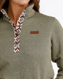 Cinch Women's Pullover Fleece Sweater