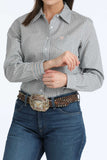 Cinch Women's Long Sleeve Button Up Top