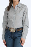 Cinch Women's Long Sleeve Button Up Top