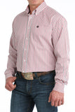 Cinch Men’s Long Sleeve Stripe Shirt