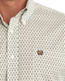 Cinch Men's Long Sleeve Shirt - Cream