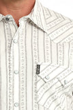 Cinch Men's Teal Paisley Print Snap Button Shirt (Copy)