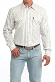 Cinch Men's Teal Paisley Print Snap Button Shirt (Copy)