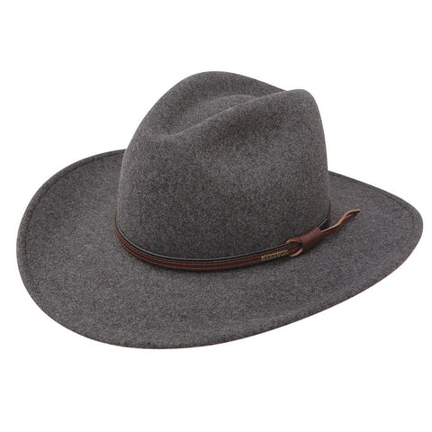 Stetson Grey Bull Crushable Hat
