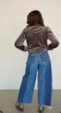 Howdy Hanny Women's Brown Velvet Pearl Snap Shirt