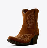 Ariat Women's Chandler Western Boot - Oil Tan Suede