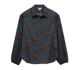 Wrangler Women's Retro® Punchy Ruffle Sleeve Shirt