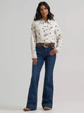 Wrangler Women's Olivia Western Slim Snap Shirt