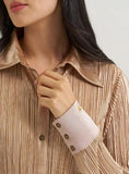 Wrangler® X Lainey Wilson Snap Shirt - Rose Gold