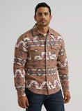 Men's Wrangler Retro® Premium Western Snap Jacquard Shirt