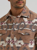 Men's Wrangler Retro® Premium Western Snap Jacquard Shirt