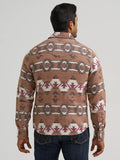Men's Wrangler Retro® Premium Western Snap Jacquard Shirt