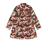Wrangler Girls and Baby Girls Western Snap Horse Print Dress