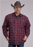 Roper Men's Quilted Poly Lined Shirt Jacket