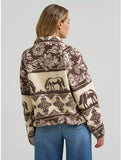 Wrangler Women's Big Sky Sherpa Snap Pullover