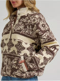 Wrangler Women's Big Sky Sherpa Snap Pullover