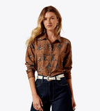Ariat Women's Glen Plaid Rodeo Homestyle Shirt