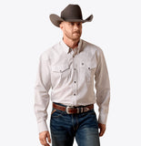 Ariat Men's Wrinkle Free Draco Classic Fit Snap Shirt in Plaid