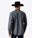 Ariat Men's Wrinkle Free Refined Slub Classic Fit Shirt - Chambray