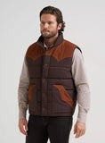 Wrangler Men's Corduroy Yoke Puffer Vest