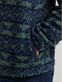 Wrangler Men's Hay Away Sherpa Zip Front Ripstop Yoke Jacket