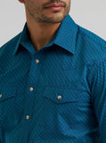 Wrangler Men's 20X® Competition Advanced Comfort Long Sleeve Two Pocket Western Snap Shirt