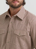 Wrangler Men's 20X® Competition Advanced Comfort Long Sleeve Two Pocket Western Snap Shirt